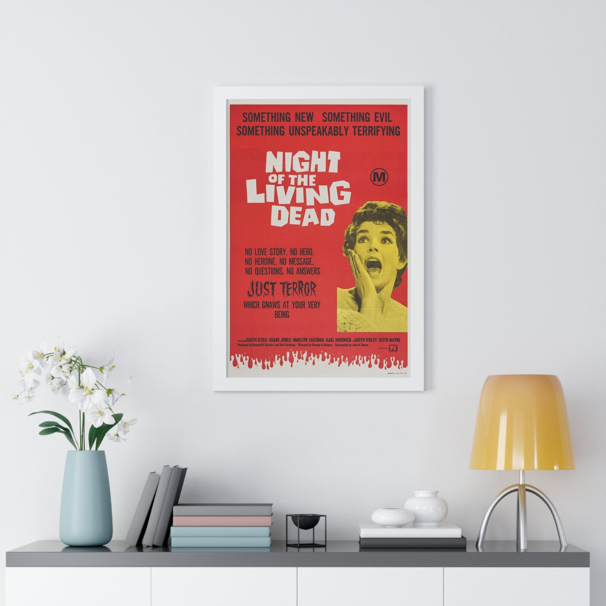 NIGHT OF THE LIVING DEAD (AUSTRALIA) 1968 - Framed Movie Poster-The Sticker Space