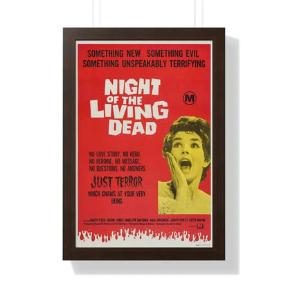 NIGHT OF THE LIVING DEAD (AUSTRALIA) 1968 - Framed Movie Poster - The Sticker Space