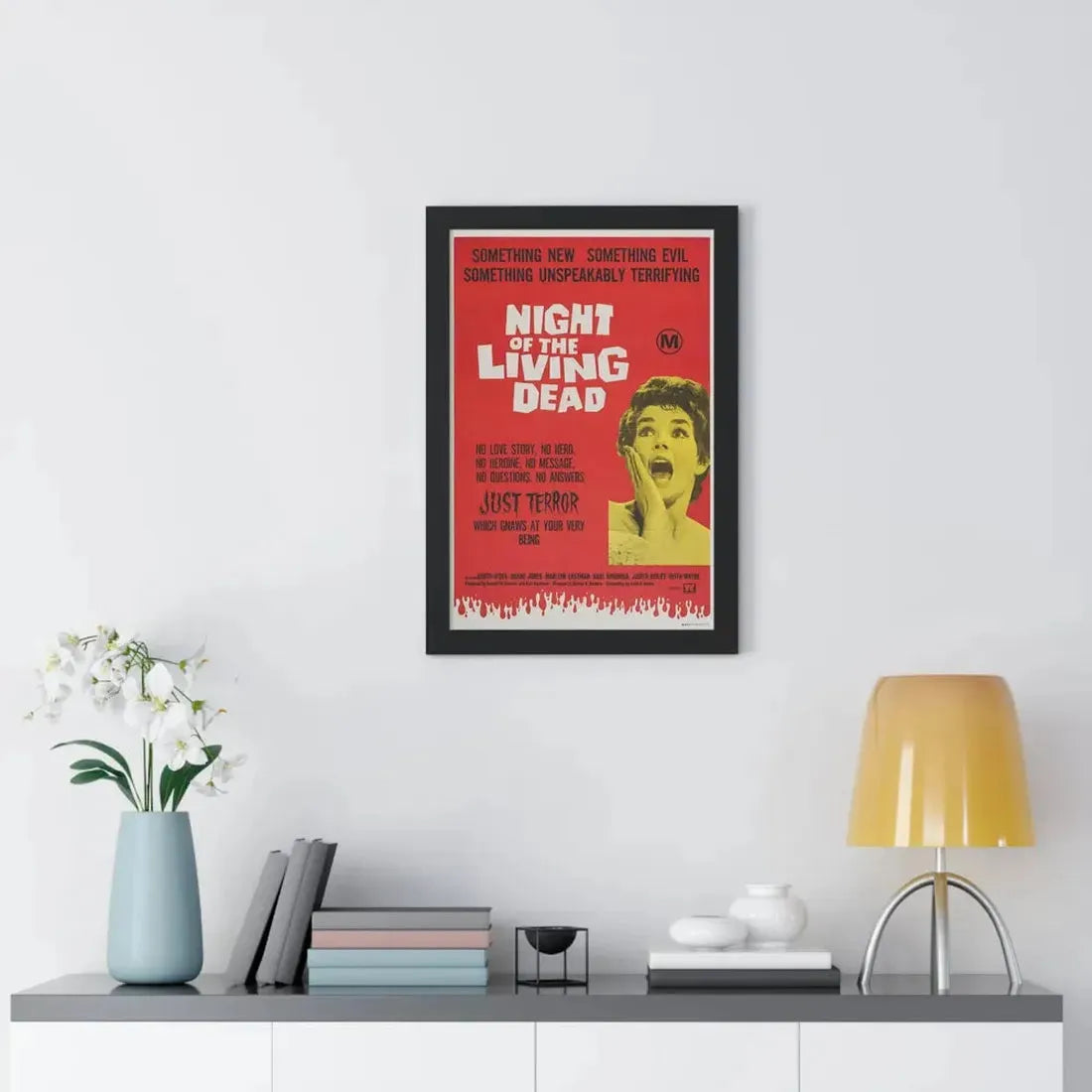 NIGHT OF THE LIVING DEAD (AUSTRALIA) 1968 - Framed Movie Poster - The Sticker Space