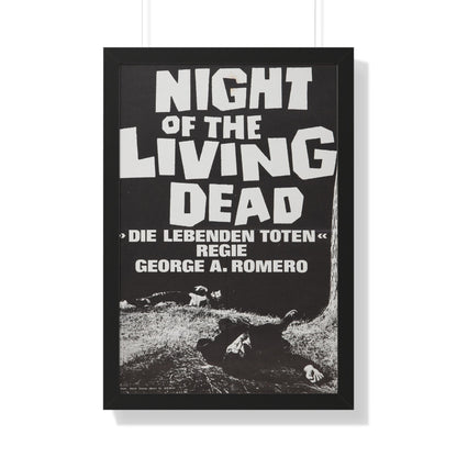 NIGHT OF THE LIVING DEAD (GERMAN) 3 1968 - Framed Movie Poster-20" x 30"-The Sticker Space