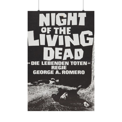 NIGHT OF THE LIVING DEAD (GERMAN) 3 1968 - Paper Movie Poster-24″ x 36″-The Sticker Space