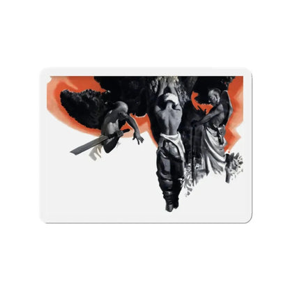 Night Raiders In China, Liberty magazine, July 17, 1937 (Magazine Illustration) Refrigerator Magnet 2 Inch - The Sticker Space