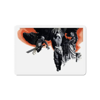 Night Raiders In China, Liberty magazine, July 17, 1937 (Magazine Illustration) Refrigerator Magnet 4 Inch - The Sticker Space