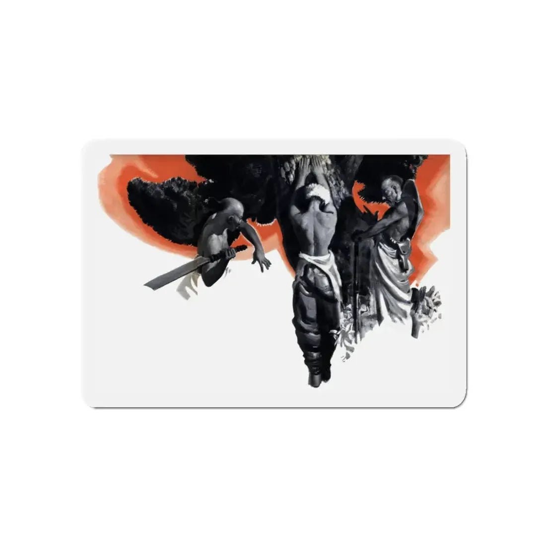 Night Raiders In China, Liberty magazine, July 17, 1937 (Magazine Illustration) Refrigerator Magnet 5 Inch - The Sticker Space