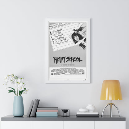 NIGHT SCHOOL (TERROR EYES) 1981 - Framed Movie Poster-The Sticker Space