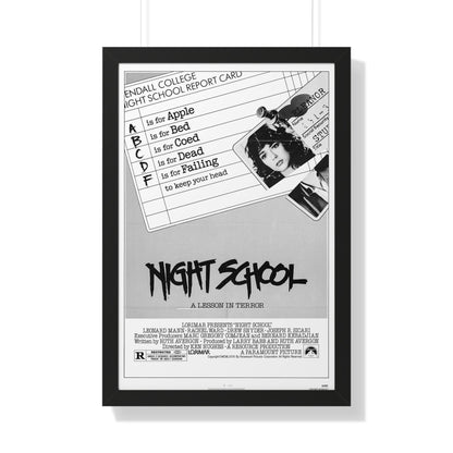 NIGHT SCHOOL (TERROR EYES) 1981 - Framed Movie Poster-20" x 30"-The Sticker Space