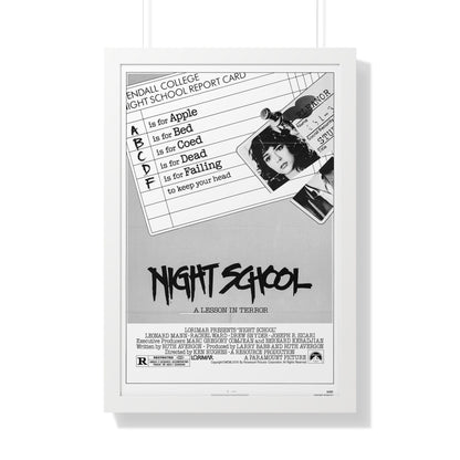 NIGHT SCHOOL (TERROR EYES) 1981 - Framed Movie Poster-20" x 30"-The Sticker Space