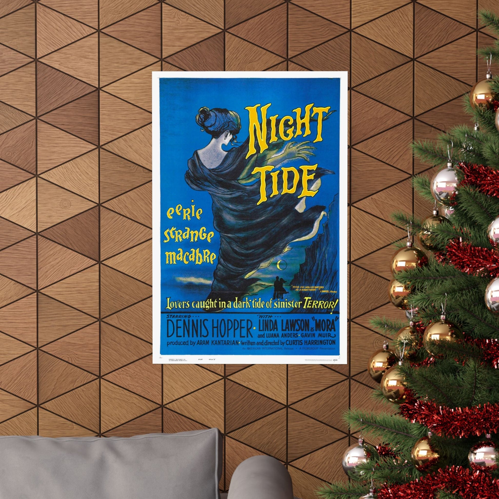 NIGHT TIDE 1961 - Paper Movie Poster-The Sticker Space