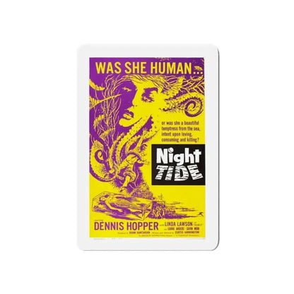 NIGHT TIDE (2) 1961 Movie Poster - Refrigerator Magnet 3 Inch Die-Cut - The Sticker Space