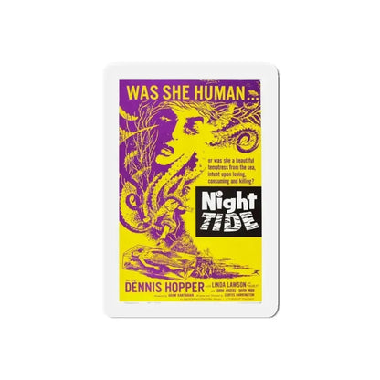 NIGHT TIDE (2) 1961 Movie Poster - Refrigerator Magnet 6 Inch Die-Cut - The Sticker Space
