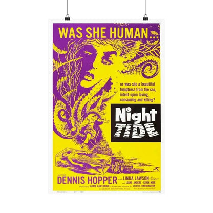 NIGHT TIDE (2) 1961 - Paper Movie Poster 16″ x 24″ Matte - The Sticker Space