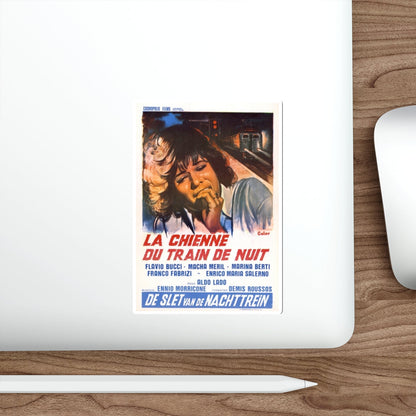 NIGHT TRAIN MURDERS (BELGIAN) 1975 Movie Poster STICKER Vinyl Die-Cut Decal-The Sticker Space