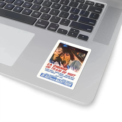 NIGHT TRAIN MURDERS (BELGIAN) 1975 Movie Poster - STICKER Vinyl Kiss-Cut Decal - The Sticker Space