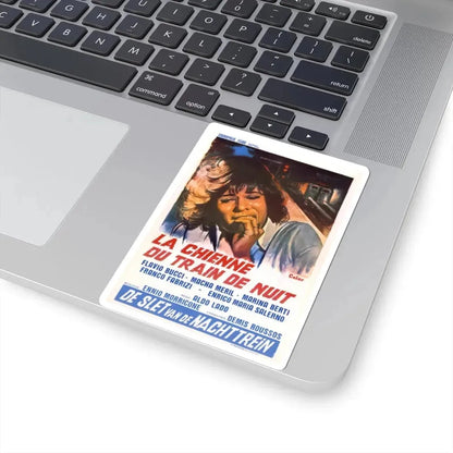 NIGHT TRAIN MURDERS (BELGIAN) 1975 Movie Poster - STICKER Vinyl Kiss-Cut Decal - The Sticker Space