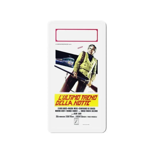 NIGHT TRAIN MURDERS (ITALIAN) 1975 Movie Poster - Refrigerator Magnet 2 Inch Die-Cut - The Sticker Space