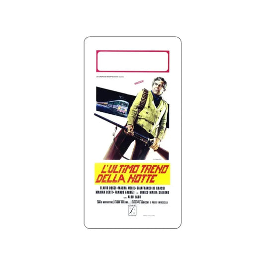 NIGHT TRAIN MURDERS (ITALIAN) 1975 Movie Poster STICKER Vinyl Die-Cut Decal 2 Inch - The Sticker Space