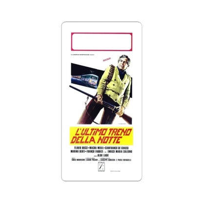 NIGHT TRAIN MURDERS (ITALIAN) 1975 Movie Poster - STICKER Vinyl Kiss-Cut Decal 2 Inch White - The Sticker Space