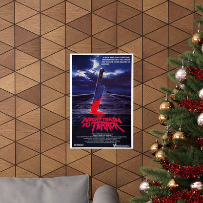 NIGHT TRAIN TO TERROR 1985 - Paper Movie Poster-The Sticker Space