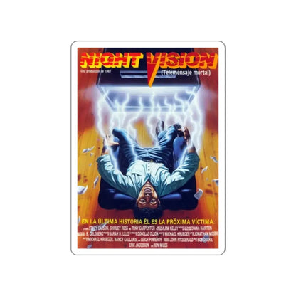 NIGHT VISION 1987 Movie Poster STICKER Vinyl Die-Cut Decal - The Sticker Space