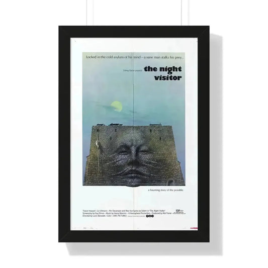 NIGHT VISITOR (BENEDEK) 1971 - Framed Movie Poster 16″ x 24″ Black - The Sticker Space
