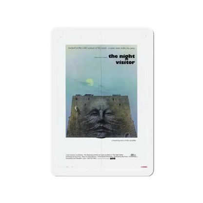 NIGHT VISITOR (BENEDEK) 1971 Movie Poster - Refrigerator Magnet 2 Inch Die-Cut - The Sticker Space
