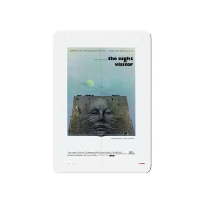 NIGHT VISITOR (BENEDEK) 1971 Movie Poster - Refrigerator Magnet 3 Inch Die-Cut - The Sticker Space