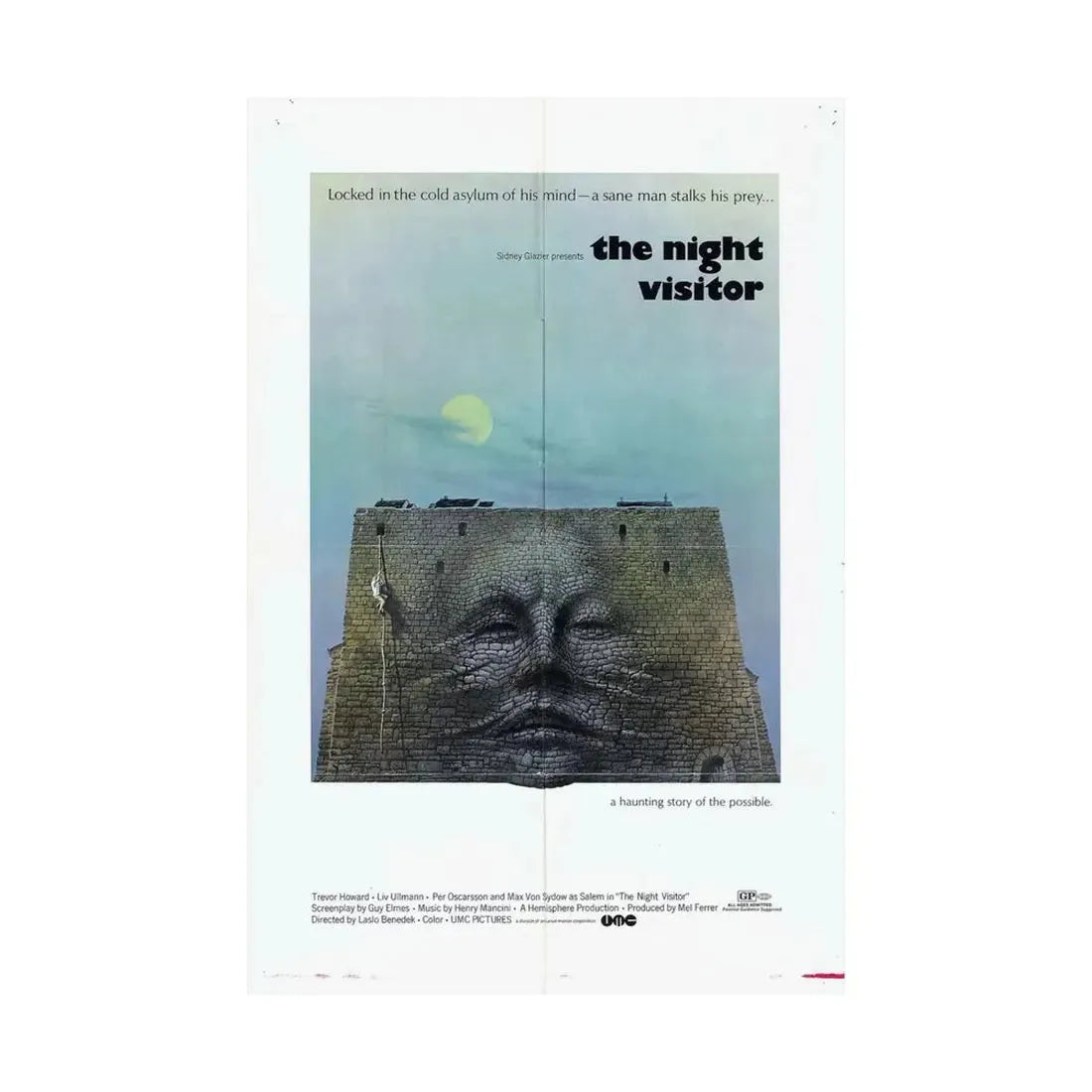 NIGHT VISITOR (BENEDEK) 1971 - Paper Movie Poster - The Sticker Space