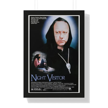 NIGHT VISITOR (NEVER CRY DEVIL) 1989 - Framed Movie Poster 16″ x 24″ Black - The Sticker Space