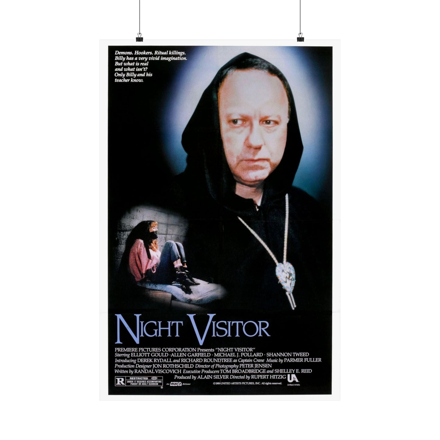 NIGHT VISITOR (NEVER CRY DEVIL) 1989 - Paper Movie Poster-24″ x 36″-The Sticker Space