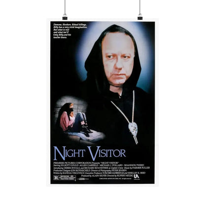 NIGHT VISITOR (NEVER CRY DEVIL) 1989 - Paper Movie Poster - The Sticker Space