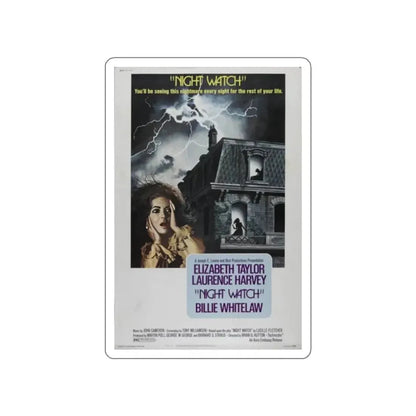 NIGHT WATCH 1973 Movie Poster STICKER Vinyl Die-Cut Decal 2 Inch - The Sticker Space