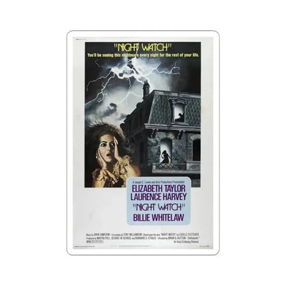 Night Watch 1973 Movie Poster - STICKER Vinyl Kiss-Cut Decal 3 Inch White - The Sticker Space