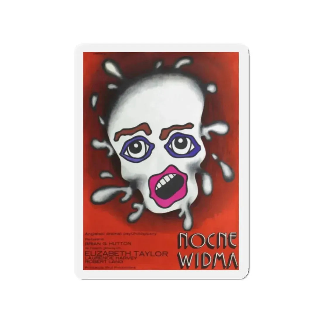 NIGHT WATCH (POLISH) 1973 Movie Poster - Refrigerator Magnet - The Sticker Space