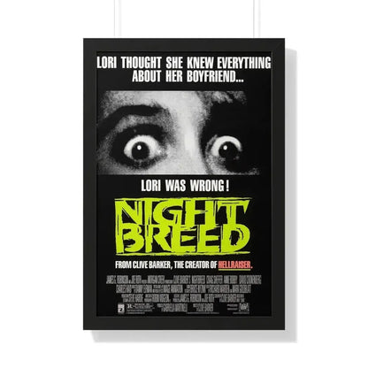 NIGHTBREED 1990 - Framed Movie Poster 20" x 30" Black - The Sticker Space