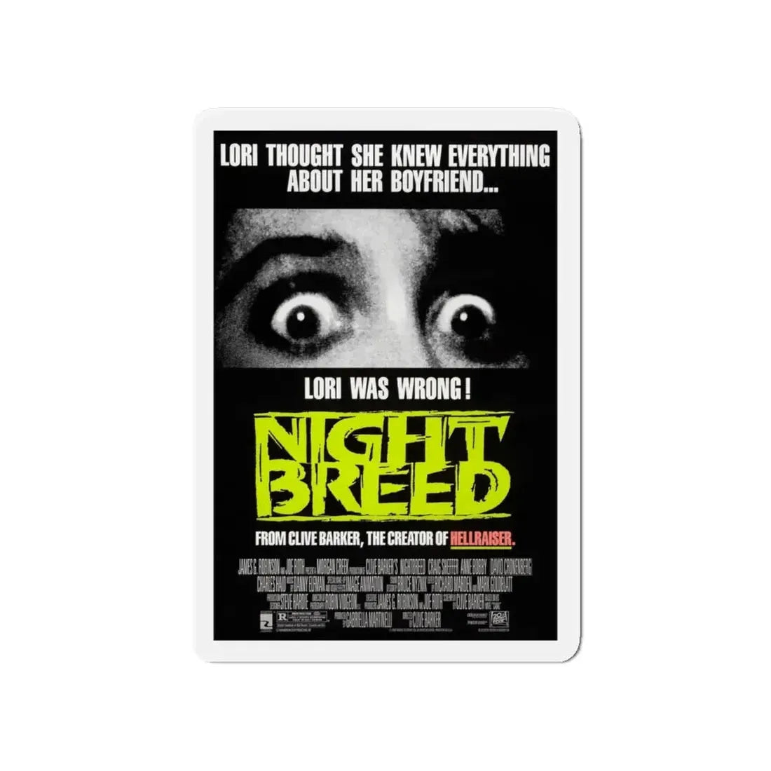 NIGHTBREED 1990 Movie Poster - Refrigerator Magnet - The Sticker Space