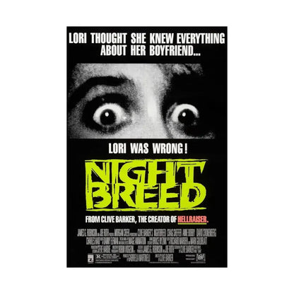 NIGHTBREED 1990 - Paper Movie Poster - The Sticker Space