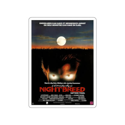NIGHTBREED (DANISH) 1990 Movie Poster STICKER Vinyl Die-Cut Decal 3 Inch - The Sticker Space