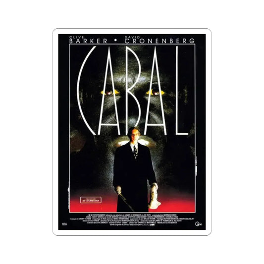 NIGHTBREED (FRENCH) 1990 Movie Poster - STICKER Vinyl Kiss-Cut Decal 2 Inch White - The Sticker Space