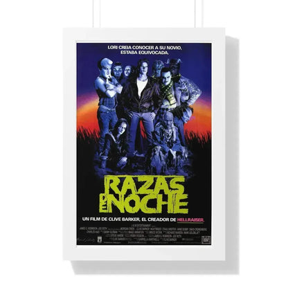 NIGHTBREED (SPAIN) 1990 - Framed Movie Poster 16″ x 24″ White - The Sticker Space