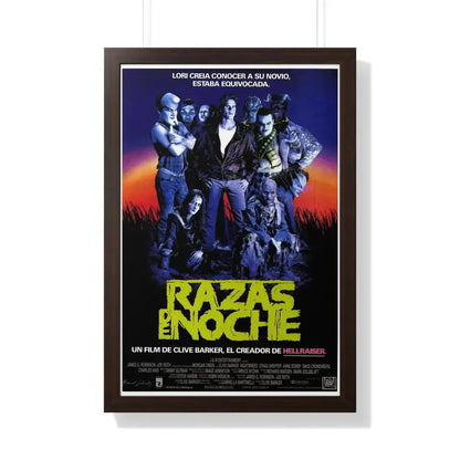 NIGHTBREED (SPAIN) 1990 - Framed Movie Poster - The Sticker Space