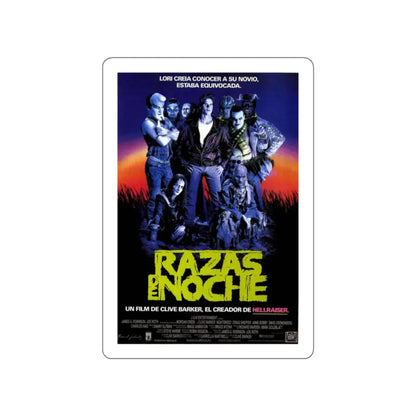 NIGHTBREED (SPAIN) 1990 Movie Poster STICKER Vinyl Die-Cut Decal - The Sticker Space