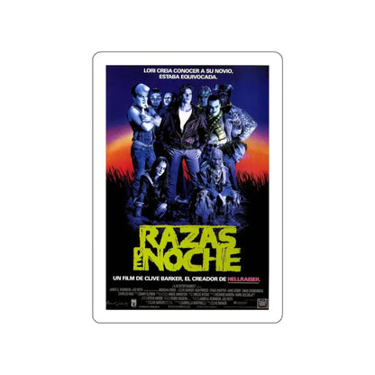 NIGHTBREED (SPAIN) 1990 Movie Poster STICKER Vinyl Die-Cut Decal - The Sticker Space