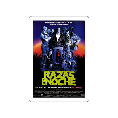 NIGHTBREED (SPAIN) 1990 Movie Poster STICKER Vinyl Die-Cut Decal - The Sticker Space