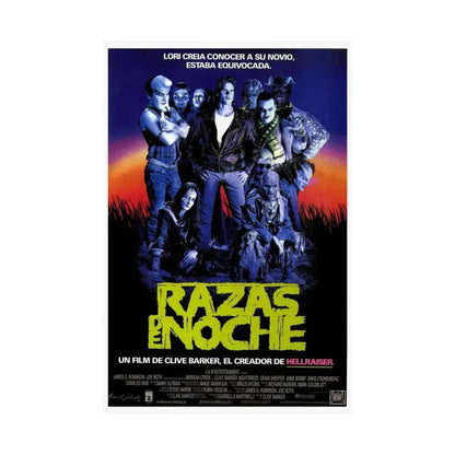 NIGHTBREED (SPAIN) 1990 - Paper Movie Poster - The Sticker Space