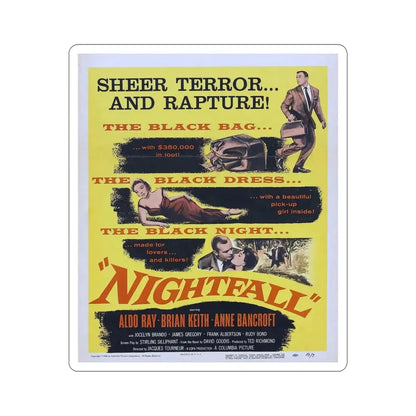 Nightfall 1957 v2 Movie Poster STICKER Vinyl Die-Cut Decal 5 Inch - The Sticker Space