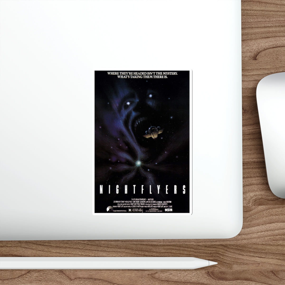 NIGHTFLYERS 1987 Movie Poster STICKER Vinyl Die-Cut Decal-The Sticker Space