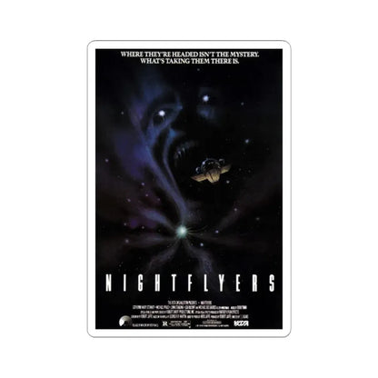 NIGHTFLYERS 1987 Movie Poster - STICKER Vinyl Kiss-Cut Decal 2 Inch White - The Sticker Space