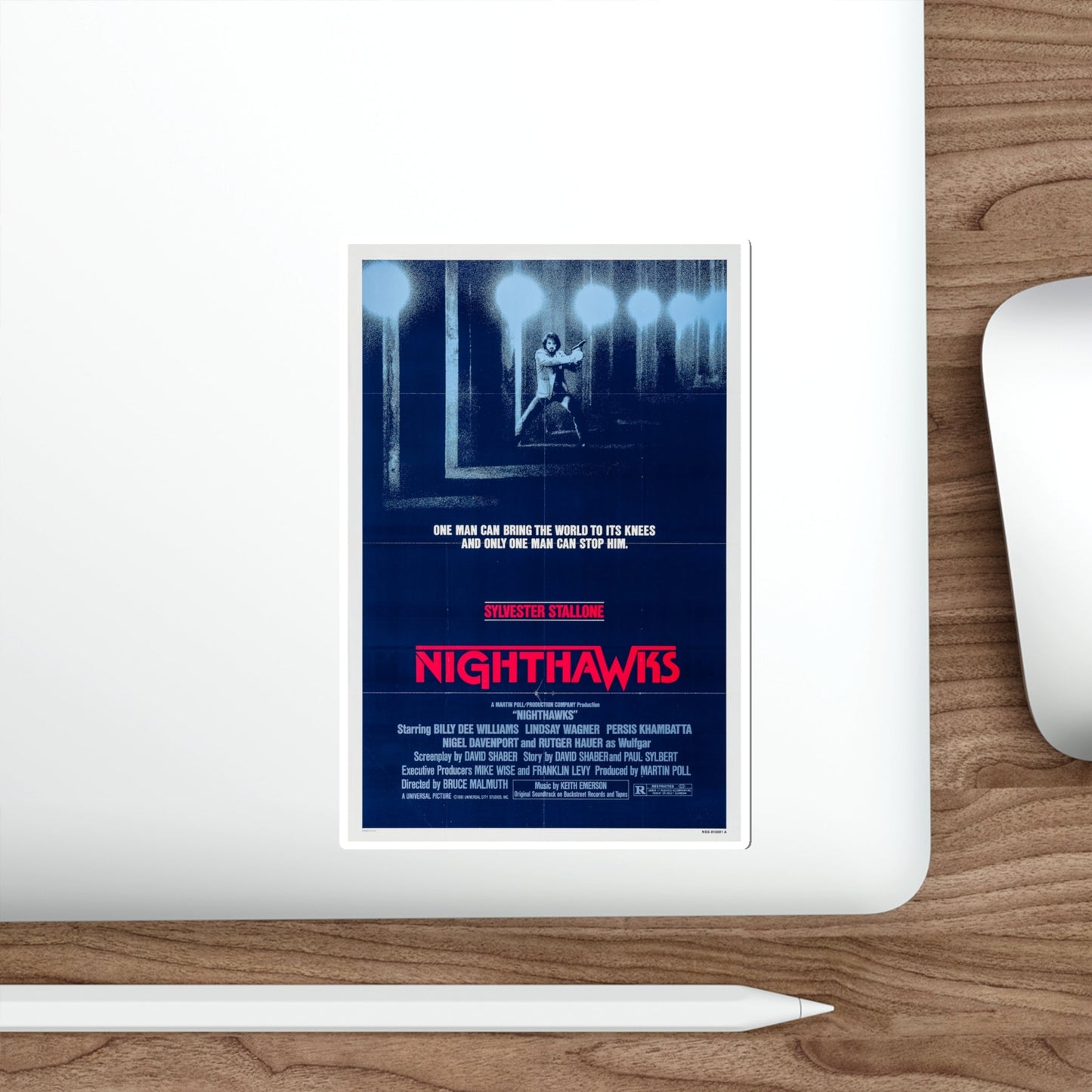 Nighthawks 1981 Movie Poster STICKER Vinyl Die-Cut Decal-The Sticker Space