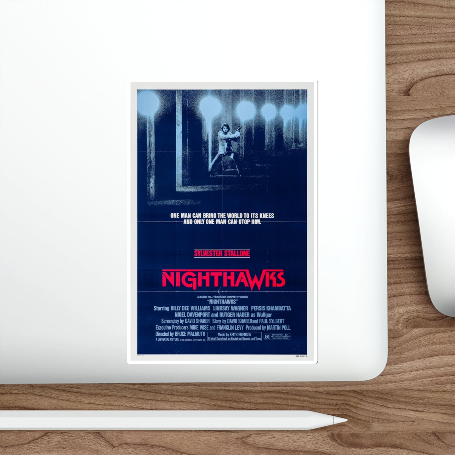 Nighthawks 1981 Movie Poster STICKER Vinyl Die-Cut Decal-The Sticker Space