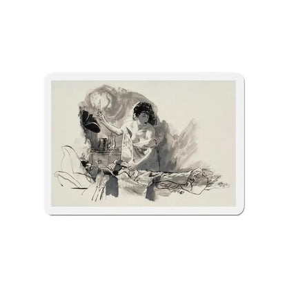 Nightingale (Magazine Illustration) Refrigerator Magnet 6 Inch - The Sticker Space